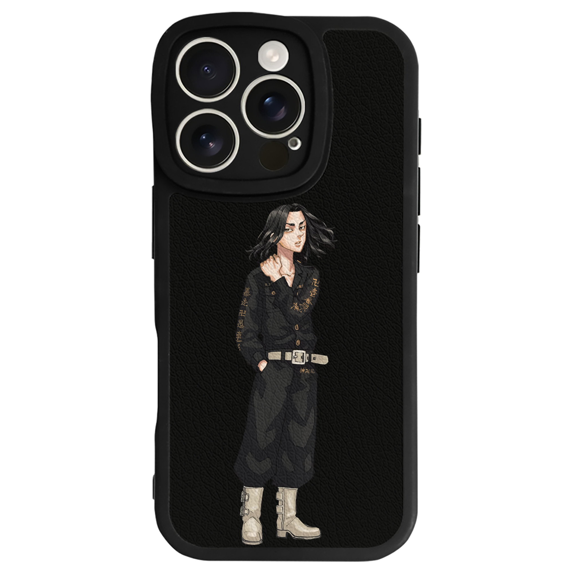 （画像用） 東京リベンジャーズ Tokyo Revengers 【iPhone 16シリーズ対応】シリコンスマホケース（レザー調） 材質：シリコン